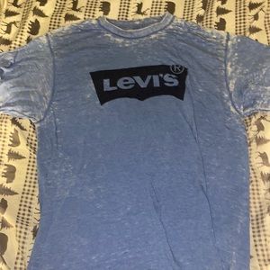 Mens levi’s distressed bleach look shirt